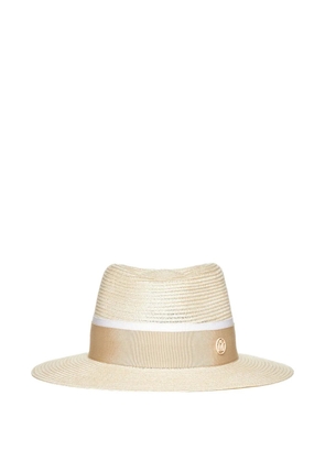 Maison Michel André straw Fedora hat - Neutrals