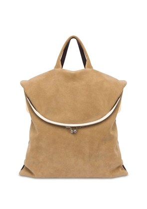 Moschino chain strap tote bag - Neutrals