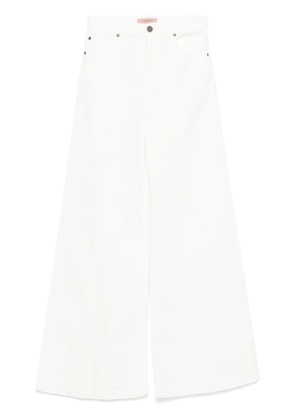 TWINSET wide-leg jeans - White
