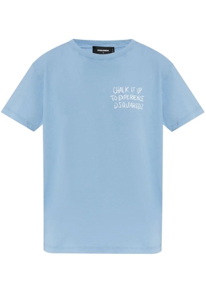 DSQUARED2 slogan-print T-shirt - Blue