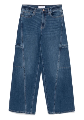 DKNY high-rise wide-leg jeans - Blue