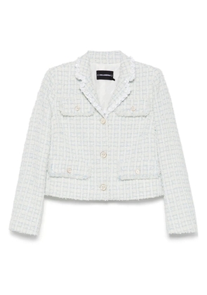 Karl Lagerfeld bouclé jacket - White