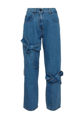 MSGM knot-detail jeans - Blue