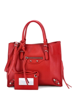 Balenciaga Pre-Owned Papier A4 Zip Around Classic Studs Bag Leather Mini tote bag - Red