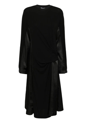 Toga panelled dress - Black