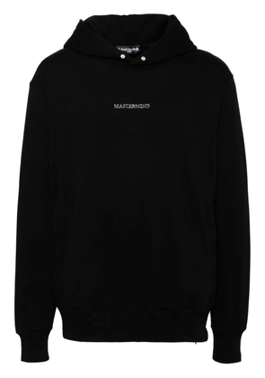 Mastermind World rhinestone-logo hoodie - Black