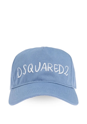DSQUARED2 logo-embroidered cap - Blue