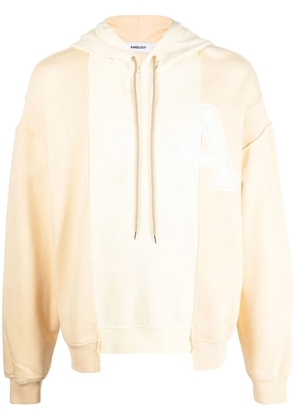 AMBUSH asymmetric hem hoodie - Neutrals