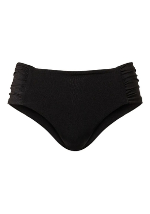 TWINSET ruched-side bikini briefs - Black