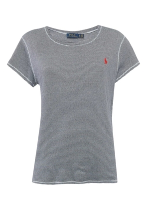 Polo Ralph Lauren Vintage striped logo T-shirt - White