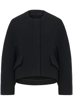 Proenza Schouler Melton wool boxy jacket - Black