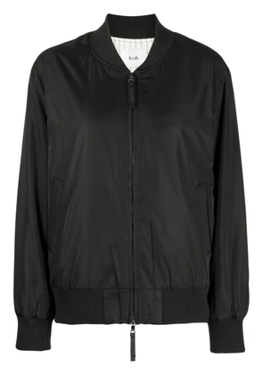 b+ab baseball-collar zip-up bomber jacket - Black