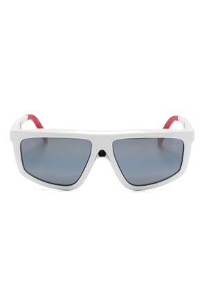 Vuarnet oversize-frame sunglasses - White