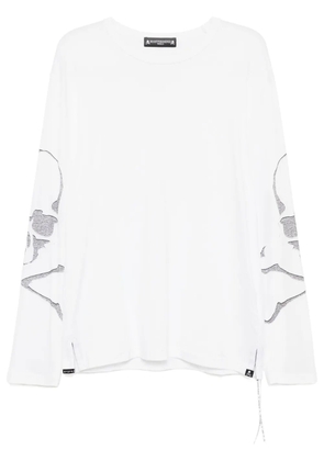 Mastermind World skull-print T-shirt - White