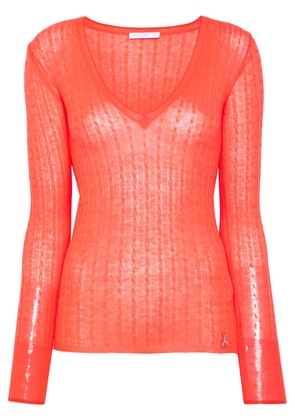 Patrizia Pepe knitted top - Orange