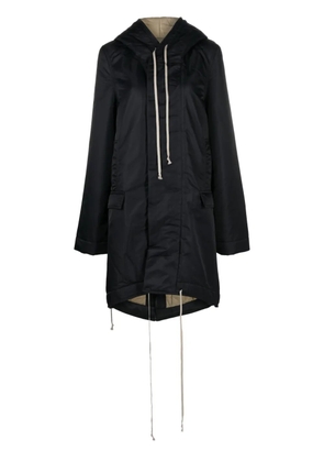 Rick Owens DRKSHDW Luxor fishtail parka coat - Black