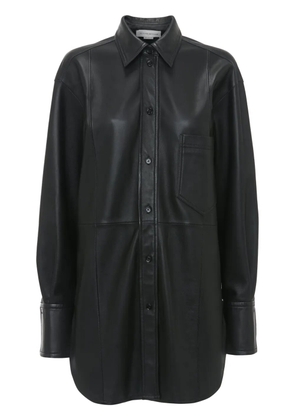 Victoria Beckham leather shirt - Black