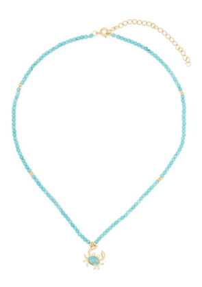 Eshvi crab necklace - Blue