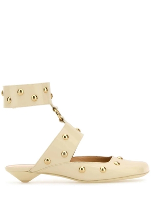 Chloé Jade leather sandals - White