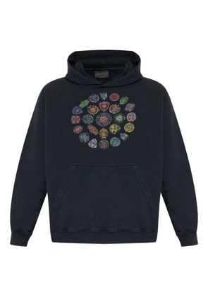 Balenciaga graphic-print hoodie - Black
