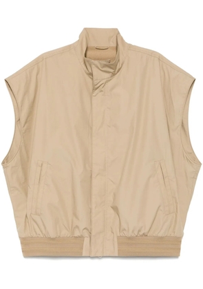 CROQUIS ribbed hem vest - Neutrals