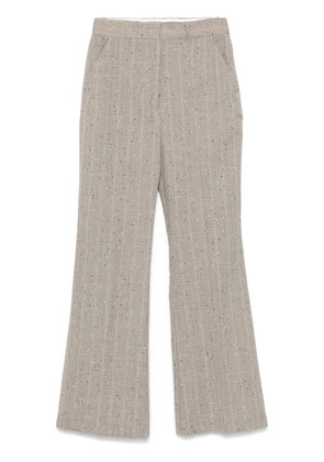 MARK KENLY DOMINO TAN split-ankle trousers - Neutrals