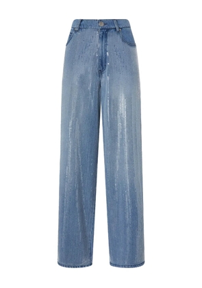 PINKO sequin-embellished jeans - Blue