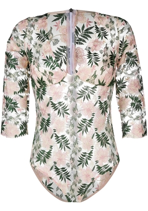 Gilda & Pearl les fleurs bodysuit - Pink