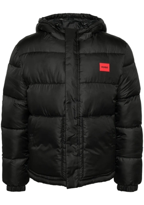 HUGO water-repellent puffer jacket - Black