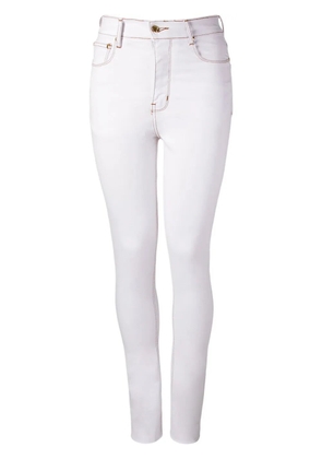 Amapô high waist skinny trousers - White