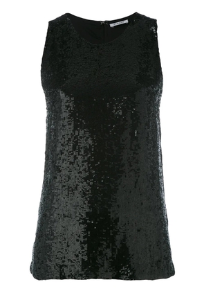 P.A.R.O.S.H. sequin embellished tank top - Black