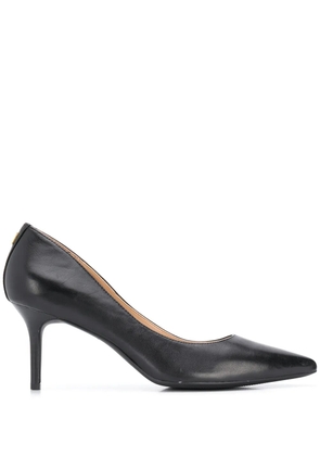 Lauren Ralph Lauren 70mm signature leather look pumps - Black