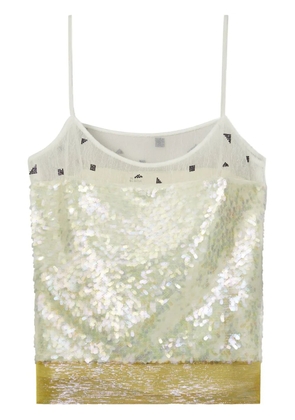 Tory Burch lame tank top - Pink