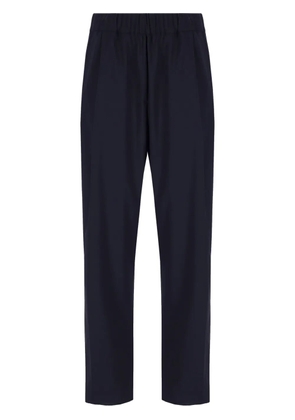 Laneus virgin wool wide-leg trousers - Blue