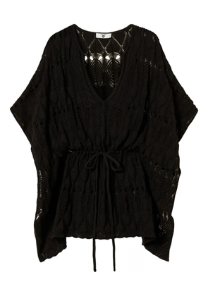 TWINSET crochet cover-up - Black