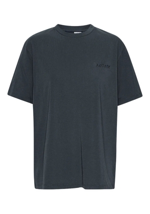 ROTATE BIRGER CHRISTENSEN embroidered-logo organic cotton T-shirt - Grey