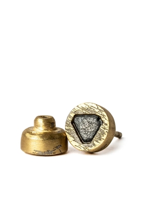 Parts of Four diamond tiny stud earring - Gold