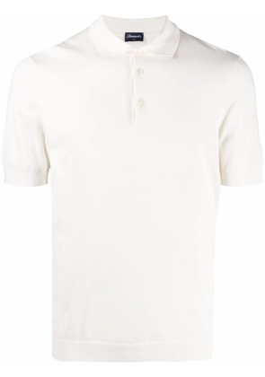 Drumohr classic cotton polo shirt - Neutrals