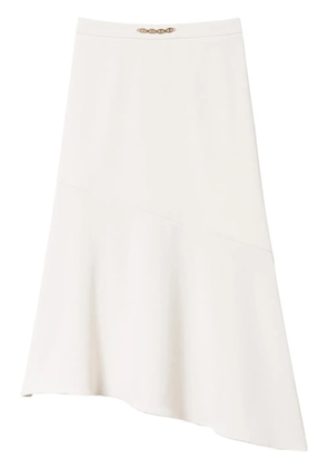 TWINSET T Chain midi skirt - White