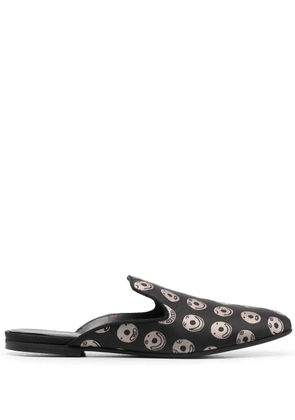 10 CORSO COMO x The Merchant of Florence Emoji mules - Black