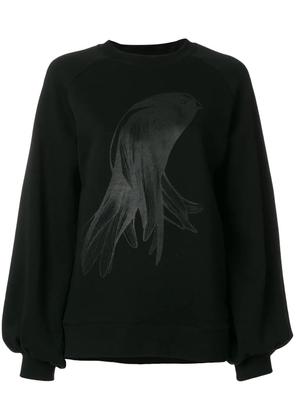Ioana Ciolacu oversized printed sweatshirt - Black
