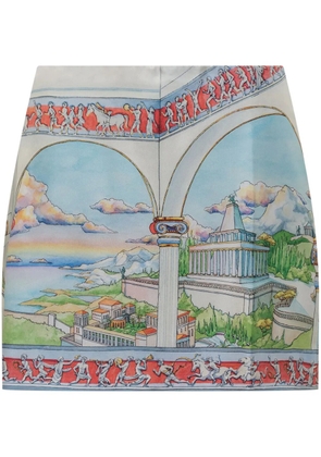 Casablanca Le Passage mini skirt - Blue