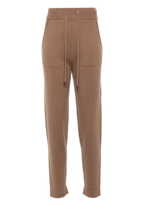 'S Max Mara ribbed-knit track pants - Brown