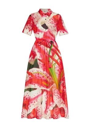 Tory Burch floral-print mini dress - Pink