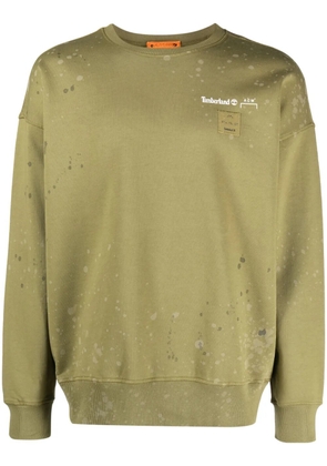 A-COLD-WALL* x Timberland faded-effect sweatshirt - Green