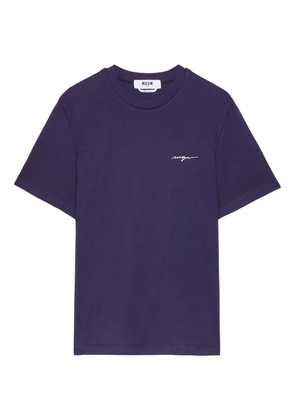 MSGM cotton t-shirt - Blue