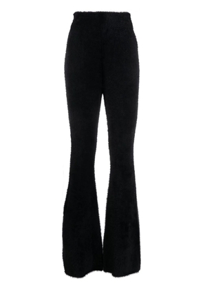 AMBUSH flared-leg high-waisted trousers - Black