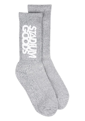 STADIUM GOODS® logo-print ''Grey Flannel'' crew socks