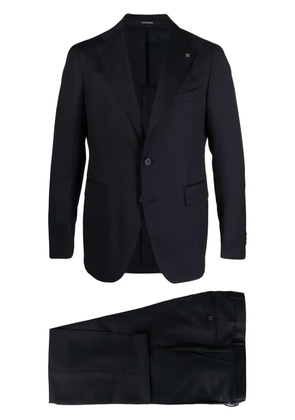 Tagliatore single-breasted virgin wool suit - Blue
