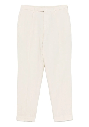 Dell'oglio linen tapered trousers - Neutrals